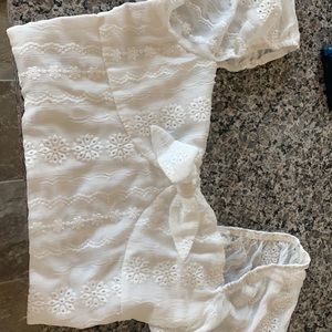 White forever 21 crop top size:M